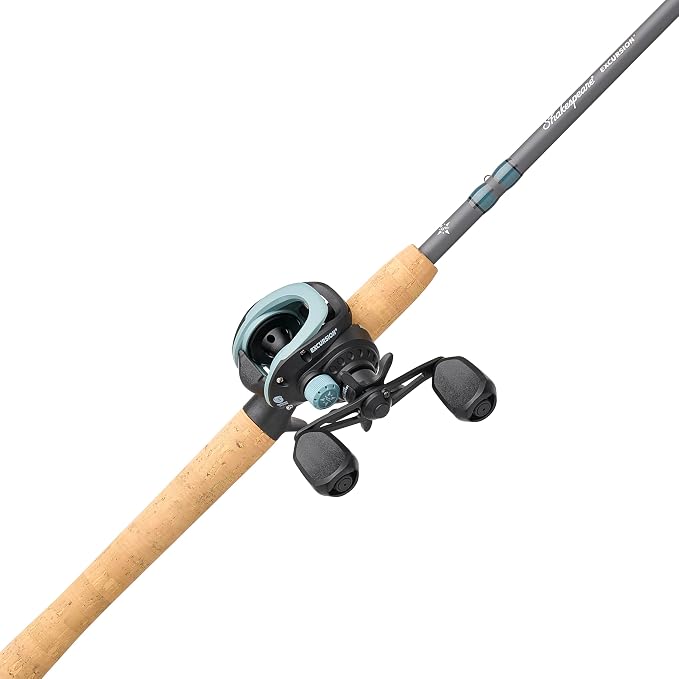 Shakespeare Excursion Travel Low Profile Baitcast Rod and Reel Combo