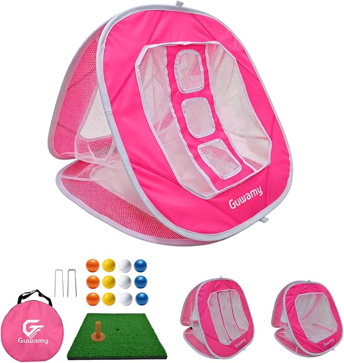 3-in-1 Pop Up Golf Chipping Net – Precision & Distance Trainer, Easy Indoor/Outdoor Setup – Ideal Gift
