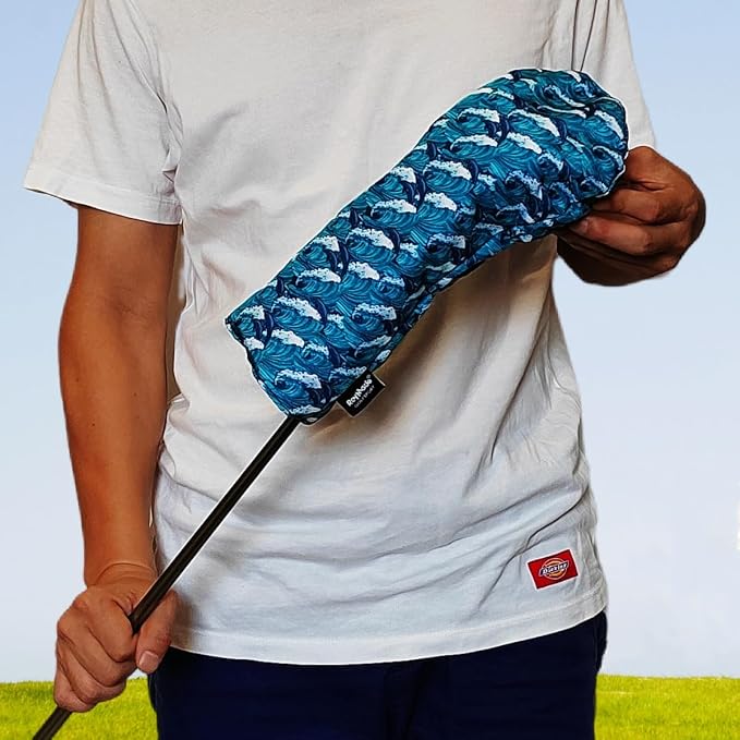 Golf Club Head Covers 3 Pack Waterproof Cloth Head Covers for Driver/Fairway Wood/Hybrid Fit All Golf Clubs Headcover #1#3#5 for All Brands