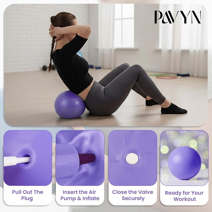Pilates Kit for Women – 16 Pcs Home Pilates Equipment Set with Magic Circle Ring, Ball, 5 Resistance Bands, Yoga Strap, Ankle Weights, Grip Socks & More | Pilates Starter Kit