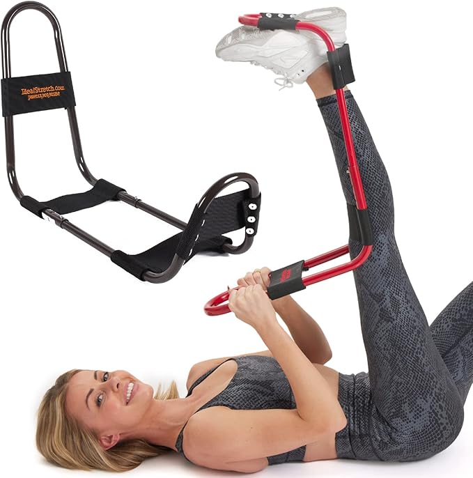 IdealStretch - Leg Stretcher - Hamstring Stretcher - Hip Stretcher - Lower Back Stretcher, & Calf Stretcher - Stretching Equipment - Original Patented - Harmstring Recovery