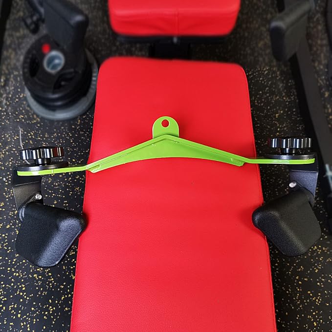 Adjustable Lat Pull down Bar, Cable Machine Attachments for Gym, Home Gym Fitness T-bar Row Pulldown Attachments, Lat Pull Down Machine Wide Grip Neutral Grip Handle