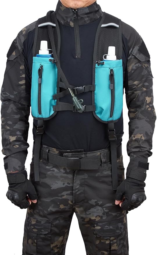 Insulated Hydration Pack Hiking Water Backpack Running Vest with 3L TPU Bladder Bag for Marathon Cycling Men