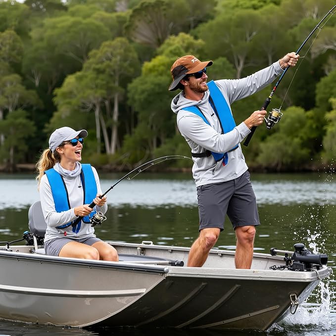 Adult Inflatable Life Jacket/Kayak Buoyancy Vest | Fishing Sailboat PFD Thin Weight Suitable for up to 330 pounds