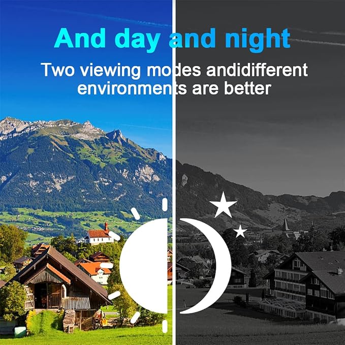 R6 Digital Night Vision Binoculars 1080p Full Infrared Night Vision Goggles for Camping Travel