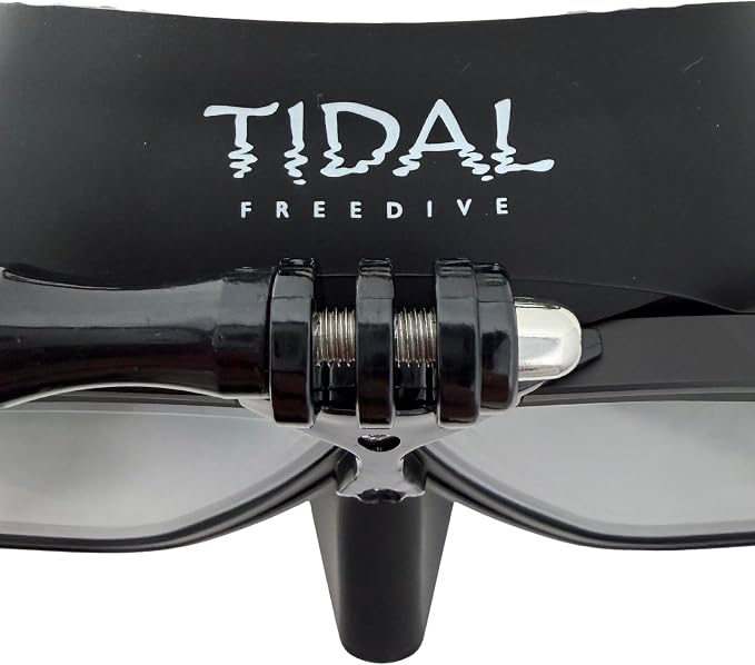 Tidal APEX Freedive Mask with Action Camera Mount- Low Volume Designed for Freediving, Spearfishing, Scuba Diving, and Snorkeling. Advanved Anti-Fog Freediving mask.