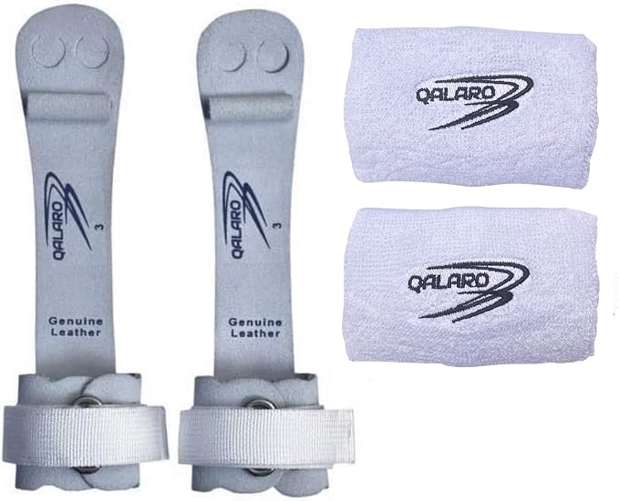Hook & Loop Leather Grips for Girls Gymnastics | Dowel Grips, 4" Wristbands | Gymnastics Grips for Girls | Youth Bar Grips | Gymnastics Gloves