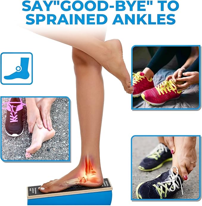 Ankle Balance Boards,Ankle Strengthener,Calf Stretcher,Achilles Stretcher,Slant Board for Calf Stretching
