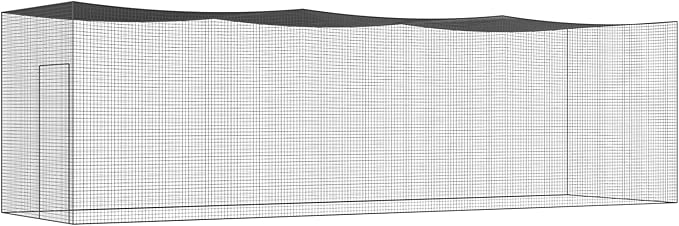 VEVOR Baseball Batting Cage,Professional Softball Baseball Batting Hitting Training Net,Heavy Duty Enclosed PE Practice Portable Pitching Cage Net&Carry Bag,for Backyard,Field,Indoor&Outdoor