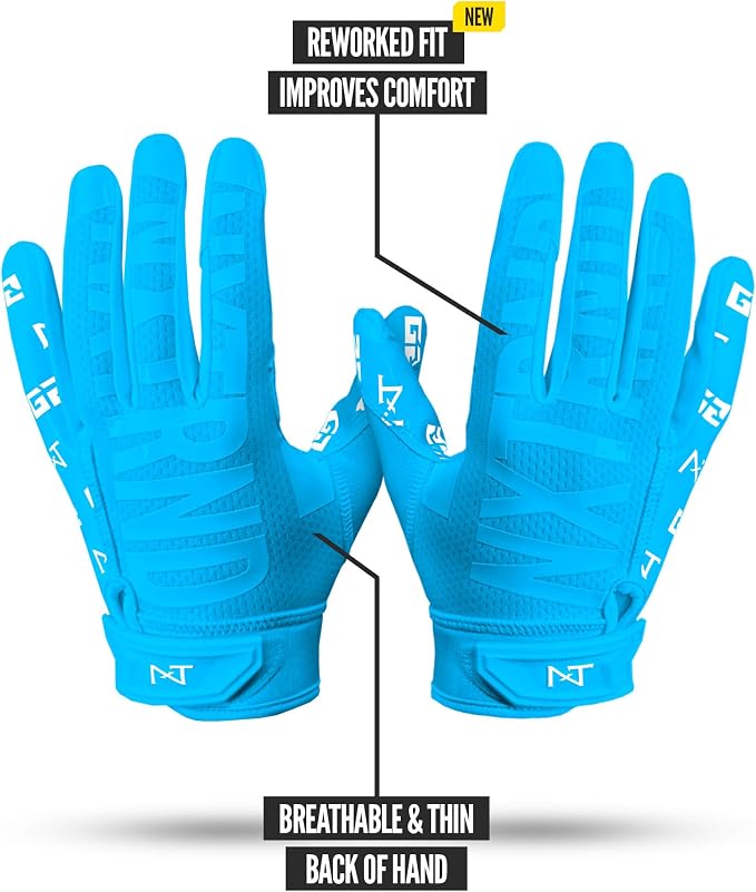 Nxtrnd G2 Pro Football Gloves, Men's Ultra Sticky Elite Receiver Gloves