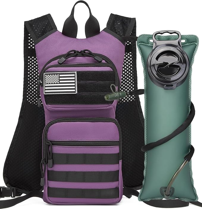 Insulated Hydration Pack Hiking Water Backpack Running Vest with 3L TPU Bladder Bag for Marathon Cycling Men
