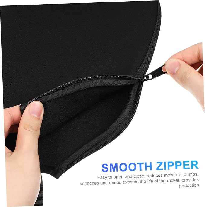 Abaodam 2 Pcs Pickleball Paddle Covers Sturdy Protective Racket Sleeves for Beach Tennis Neoprene Storage Bags Carry Handles for Sports Accessories