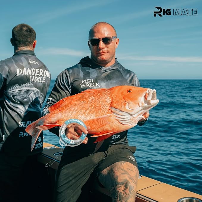 20 lb Pre-Tied Dropper Loop Rigs. Fishing Line Spool. Loops 18 Inches Apart with 5.5 Inch Loop Size. Perfect for Saltwater & Freshwater Fishing. Perfect for Snapper & Other Bottom Feeding Fish.