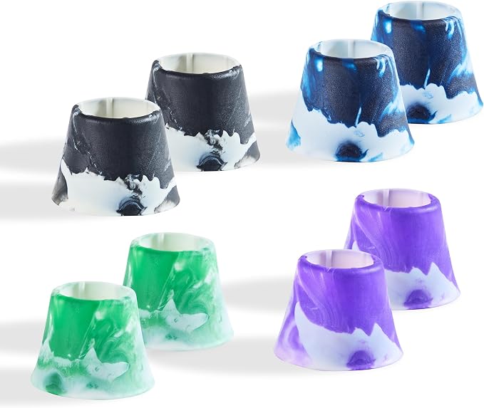 Bat Grip Choke Up Rings,Premium Choke Up Rings, Pressure Baseball Rings,Including: 8 Pack Choke up Rings, 2 Wrist Protectors