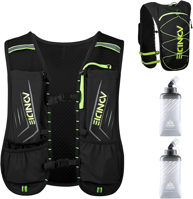 Azarxis Hydration Running Vest Backpack Pack 5L 5.5L for Women and Men Jogging Trail Race Marathon Cycling Hiking