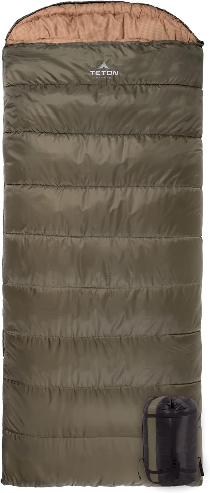 Teton Celsius XL, 25F, 20F, 0F Degree Sleeping Bags, All Weather Warm Sleeping Bag for Adults and Kids, Camping Season, Compression Sack Included
