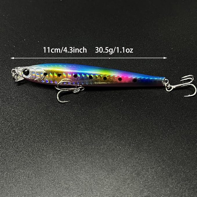 3pcs Boxed Premium Set Fishing Lure Long Cast Mino Ocean Lake Submersible Lure