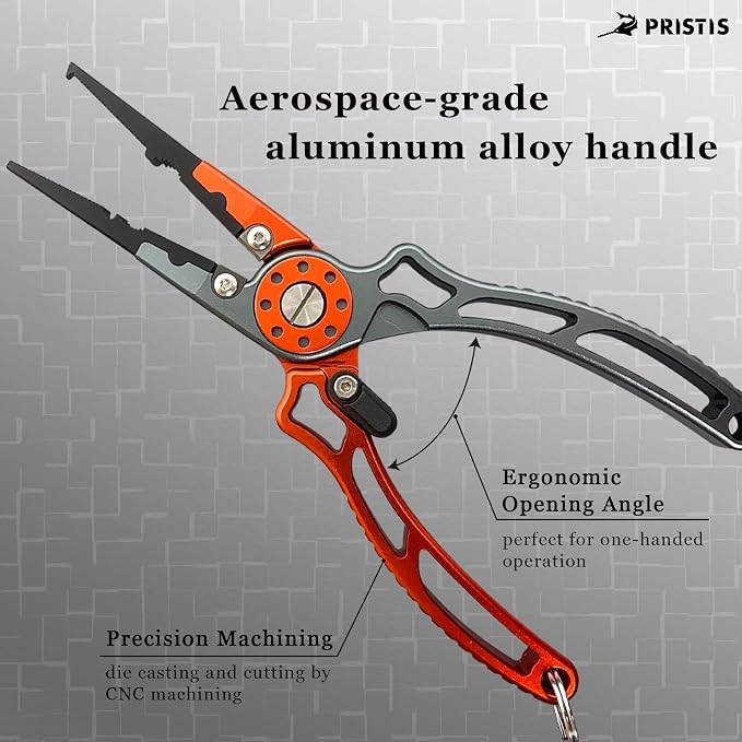 Pristis Upgraded Line Winder & UTA II Fishing Pliers, Utility Multi-Function Fishing Tools Combination, A Neat Option for Angler, Practicalti-Twist Spooling Tool Gear for Baitcasting Casting Spinning