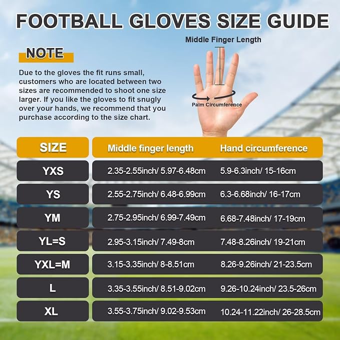 RIGWARL Football Gloves Adult Men, Youth Kids Football Gloves with Super Sticky Grip, Receiver Glove Adult Youth Kids Best Gift for Father‘s Day