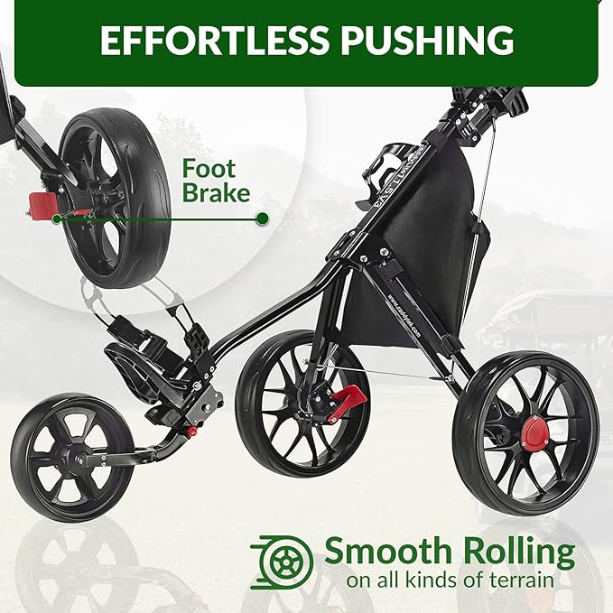 Caddytek Golf CaddyLite 11.5 V3 Superlite Deluxe Push Cart