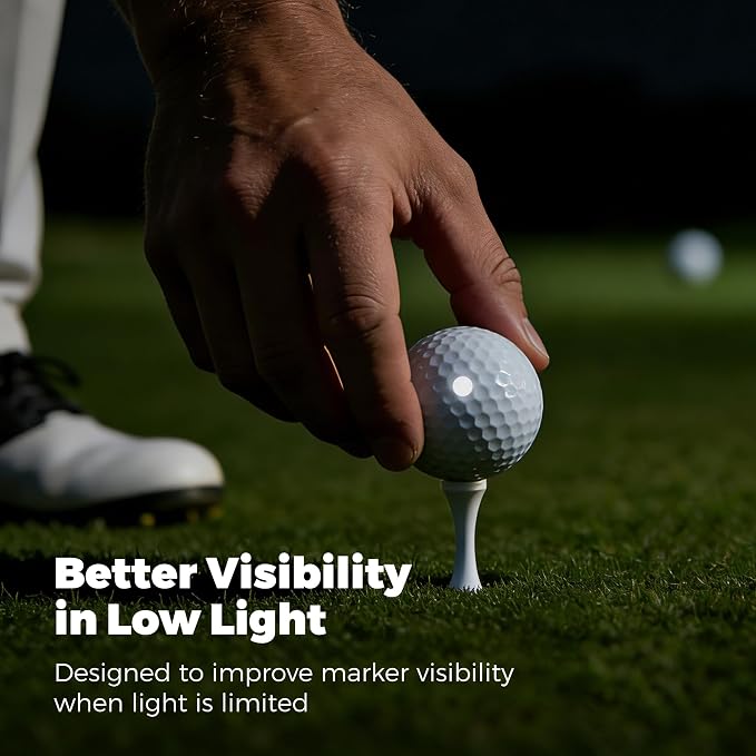 Golf Simulator Accuracy Dots, Reflective Ball Stickers for All Major Launch Monitors & Golf Simulators, Indoor/Outdoor Ball Tracking Aid, 200 Pack, Fathers Day Golf Gifts for Men & Dad