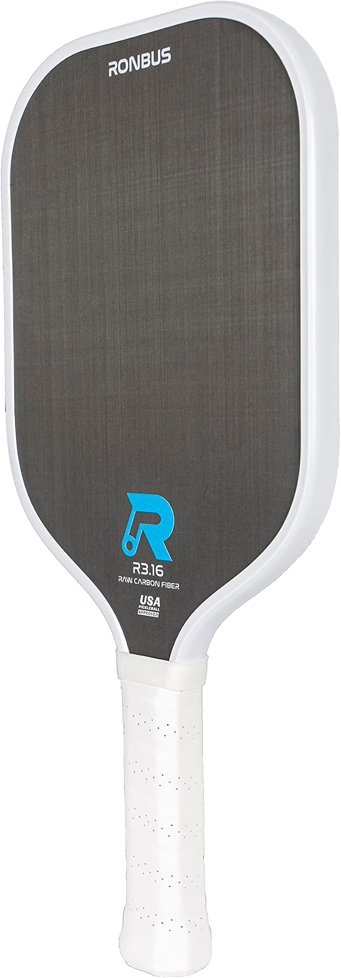Ronbus R1.16/R2.16/R3.16 Raw Toray T700 Carbon Fiber Pickleball Paddle with 16 mm Polypropylene Honeycomb Core