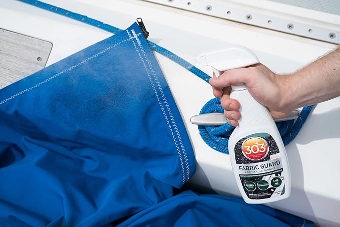 Restores water and stain resistance on boat covers, canvas, and marine fabrics. | boating-cleaners