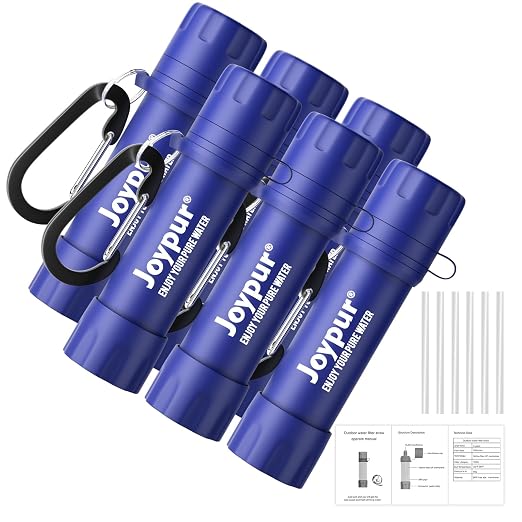 Water Filter Straw, Portable Personal Water Filtration System, Emergency Survival Water Purifier for Camping, Hiking, Backpacking, Travel, Family Outdoor Activities and Emergency Preparedness