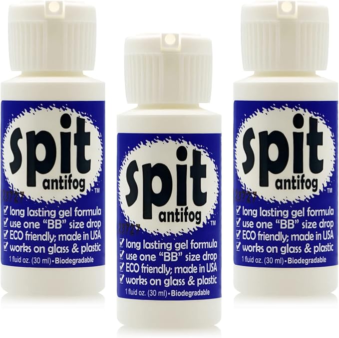 JAWS Spit Anti-Fog Gel Solution Defogger for Snorkel Mask, Scuba Divers, Paintball, Eye Wear, Sport Goggles, Made in the USA
