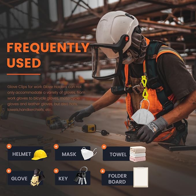 Glove Clips for Work Glove Holders Bulk