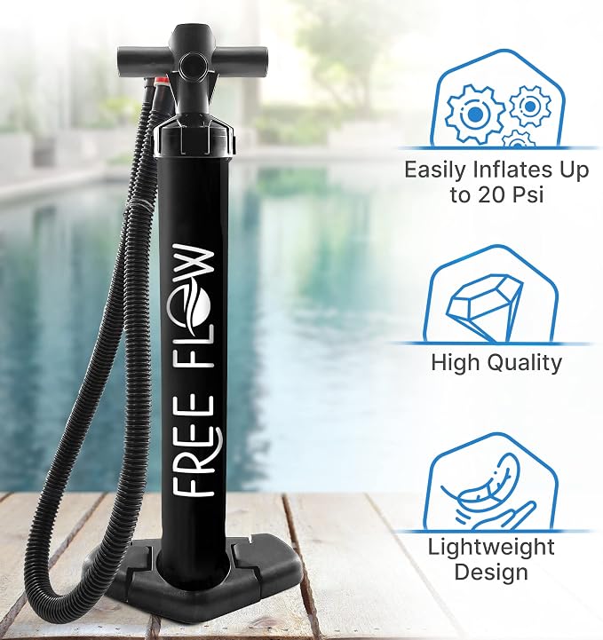 SUP Stand Up Paddle-board Hand-Powered Air Pump (for SereneLife Models: SLSUPB06, SLSUPB08, SLSUPB105, SLSUPB125, SLSUPB135, SLSUPB145)
