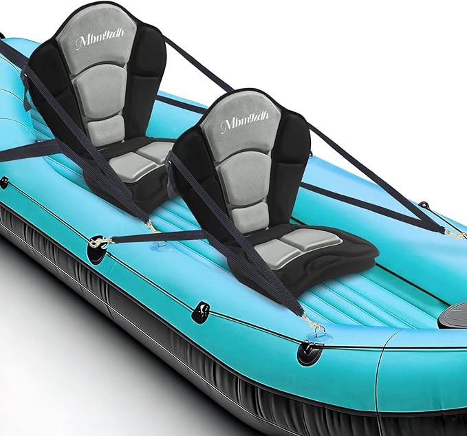 Thickened Kayak Seat,Kayak Seats with Back Support– Cushioned Canoe Backrest with Sit-On-Top Design, Padded Back Support for SUP Paddle Boards, Rafting, Fishing