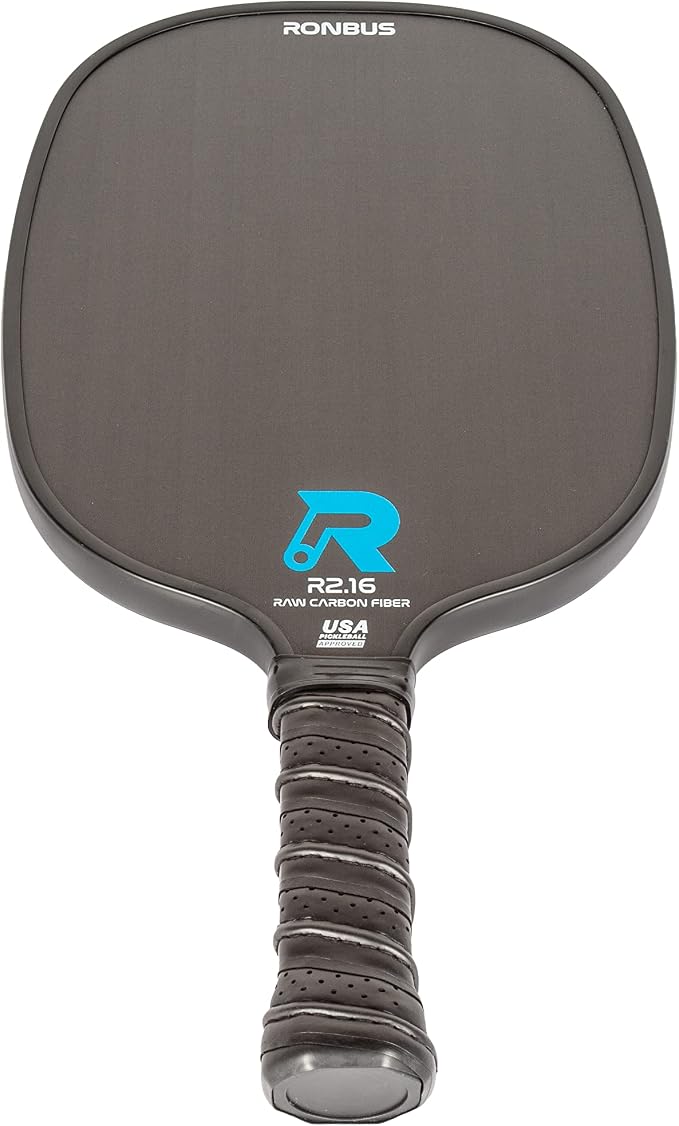 Ronbus R1.16/R2.16/R3.16 Raw Toray T700 Carbon Fiber Pickleball Paddle with 16 mm Polypropylene Honeycomb Core