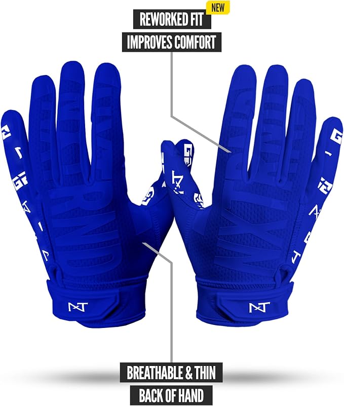 Nxtrnd G2 Pro Football Gloves, Men's Ultra Sticky Elite Receiver Gloves