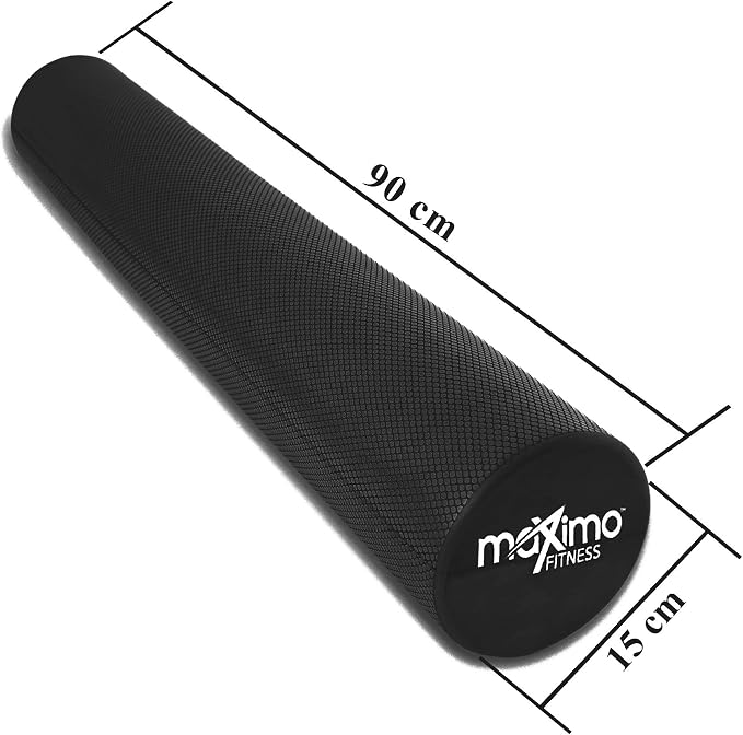 Maximo Fitness Foam Roller - High Density Exercise Roller for Trigger Point Self Massage, Muscle and Back Roller for Fitness, Physical Therapy, Yoga and Pilates, Gym Equipment