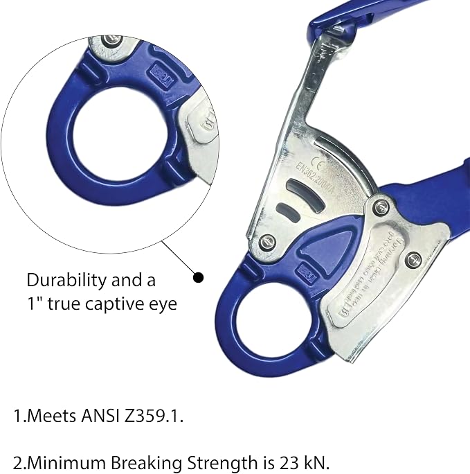 Fusion Climb Poseidon II Aluminum Drop Forged Rebar Hook