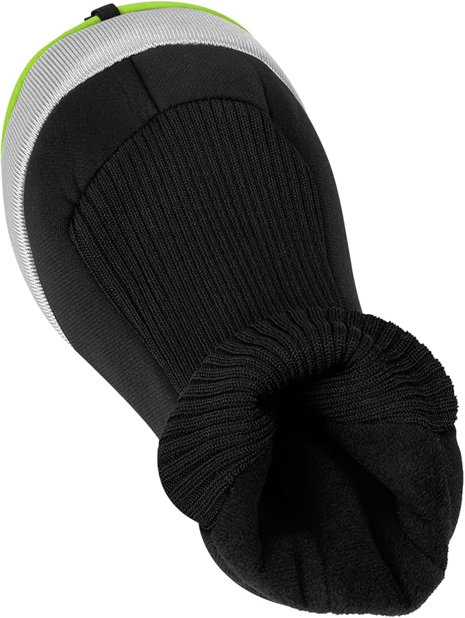 Andux 3pcs/Set Golf 460cc Driver Fairway Wood Club Head Covers | with interchangeable NO. Tags | Mesh Breathable material | Short Neck | Coloured Piping | Pull-On Closure