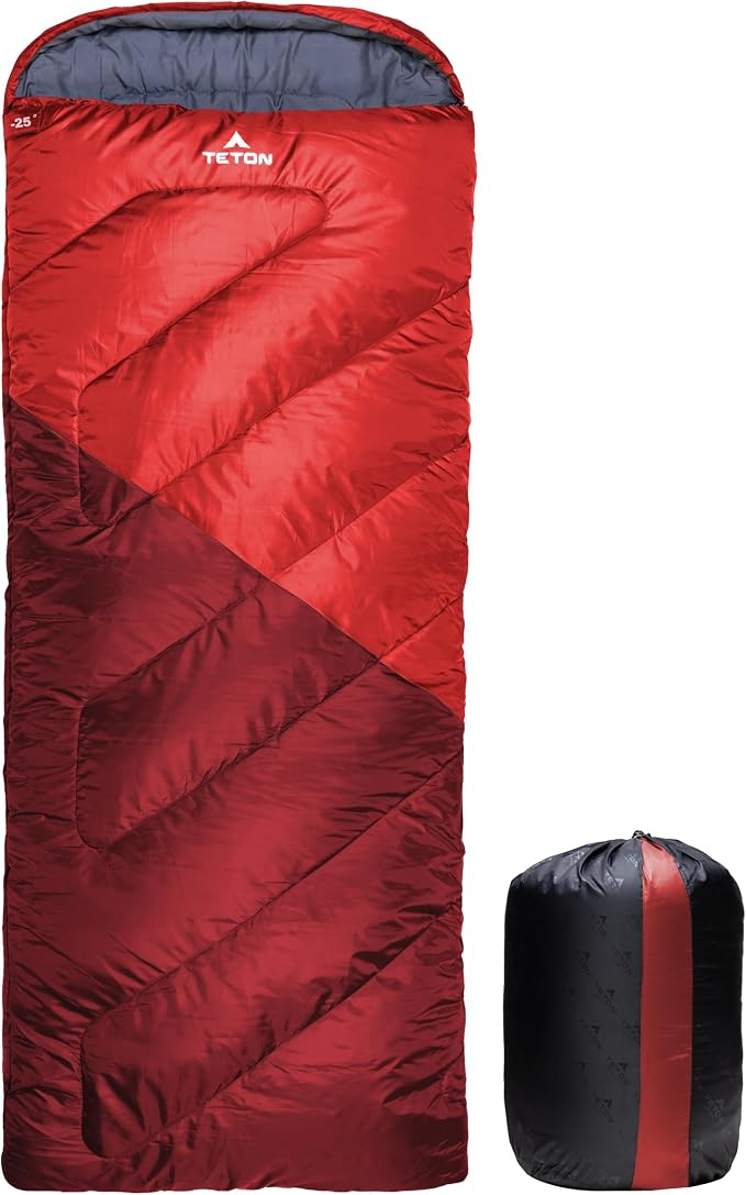 Teton Junior, 20 Degree and 0 Degree Sleeping Bags. Finally, Sleeping Bag for Boys, Girls, All Kids, Warm and Comfortable, for All Camping Weather and Built to Last