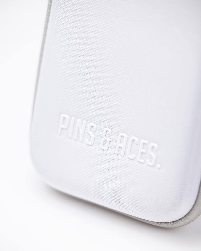 Pins & Aces Glove and Accessory Caddie - Your All-In-One Solution For Organizing And Carrying Essential Golf Accessories On The Course (Gray)