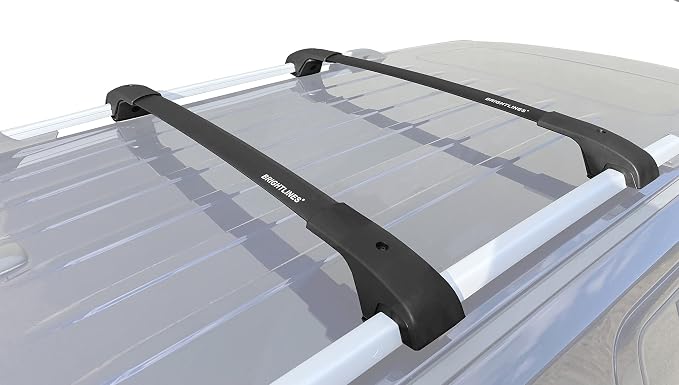 BRIGHTLINES Customized Crossbars Roof Racks Compatible with 2024 2025 2026 Subaru Crosstrek & Crosstrek Wilderness & 2022 2023 2024 2025 Subaru Outback Wilderness for Kayak Luggage ski Bike Carrier