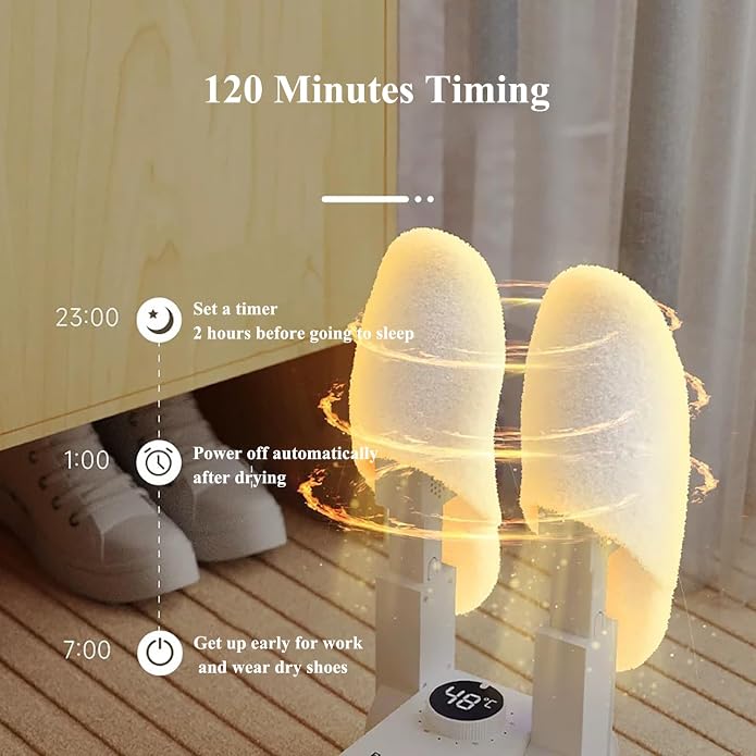 Winb Dryer for Shoes, Work Boots, Shoe Dryer with Heat Blowe Glove Dryer & Boot Warmer