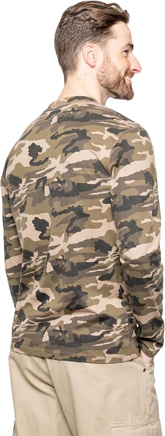 Insect Shield Men's Woodland Camo Long Sleeve T-Shirt