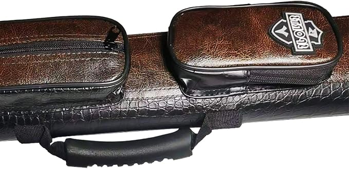 2x2 Hard cue case Oval Pool Cue Billiard Stick Carrying Case