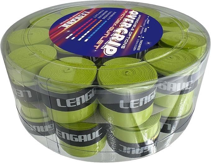Tacky Overgrips,Tennis/Badminton/Pickleball/Paddle 30/60 Pack, Tacky Anti-Slip and Absorbent Grip, Colorful,Comfort Grip Tape,Absorb Sweatbands Anti Slip
