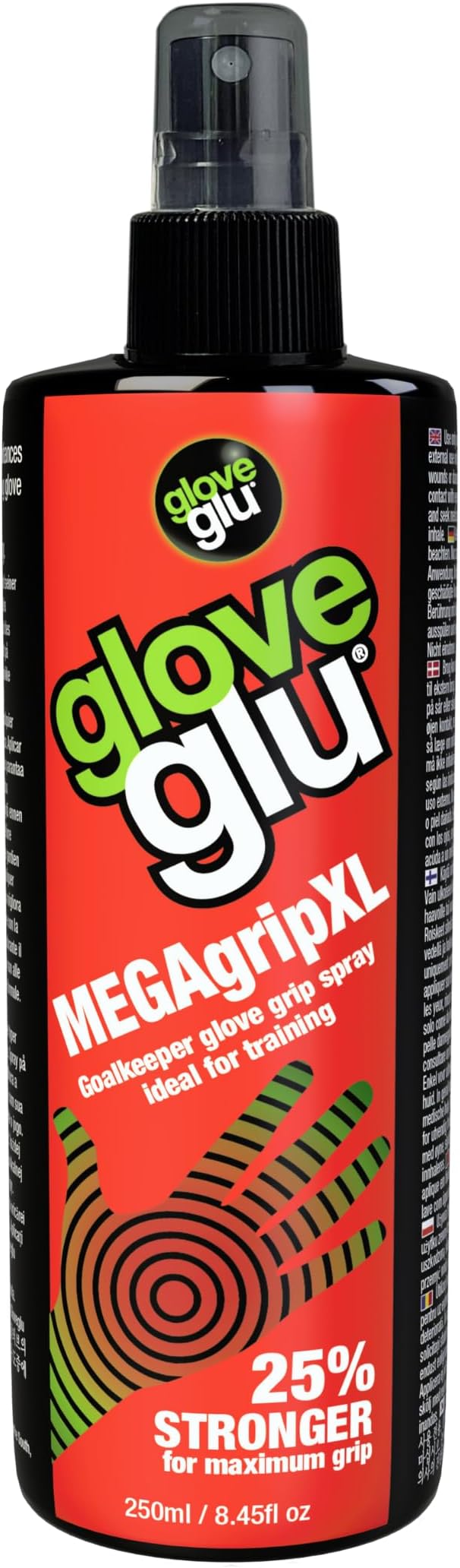 Gloveglu MEGAgrip Goalkeeper Glove Grip Spray | Advanced Goalkeeper Glove Palm Grip Reviver | Improved Catching & Better Ball Handling