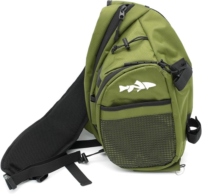 NIRVANA Fly Fishing Sling Pack (Olive)
