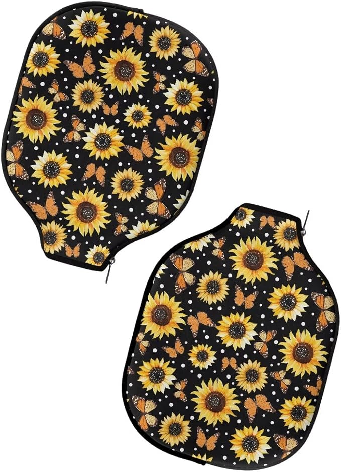 Pickleball Paddle Covers Only for Men and Women Zipper Closure Protection and Decoration