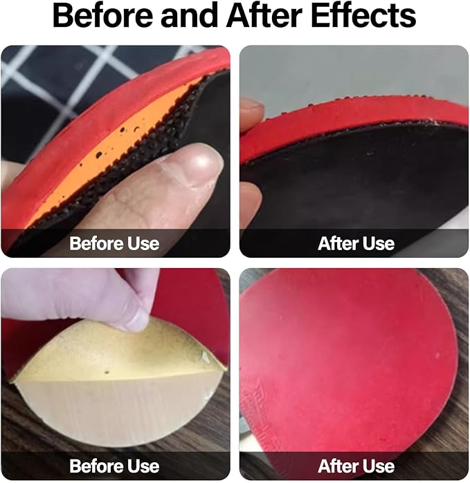 Table Tennis Glue, Perfect for Assembling Table Tennis Ping Pong Paddle, Comes with 8 Sponges to Easily Replace Table Tennis Rubber