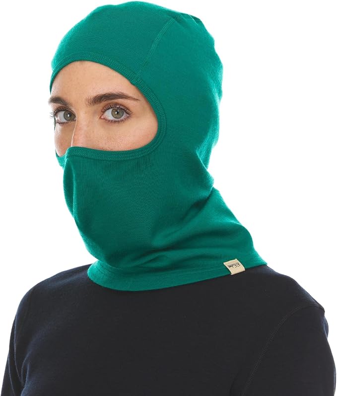 100% Merino Wool Balaclava - Winter Ski Mask - Face Mask - Cold Weather Gear