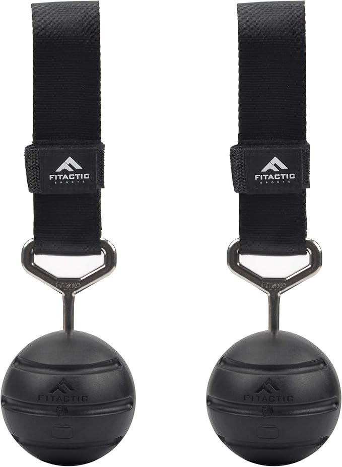 Rock Climbing Solid Training Cannonball Bomb Power Pull Up Ball Hold Grips for Straps for Finger, Forearm, Biceps, Back Muscles